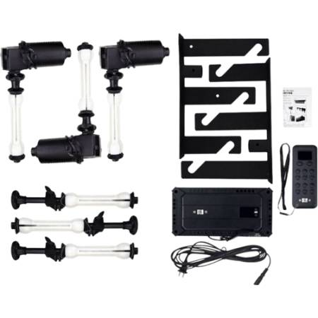 Nanlite 3-Axle Background Support Elevator Kit - zestaw zdalnych osi na rozwijane tło_2